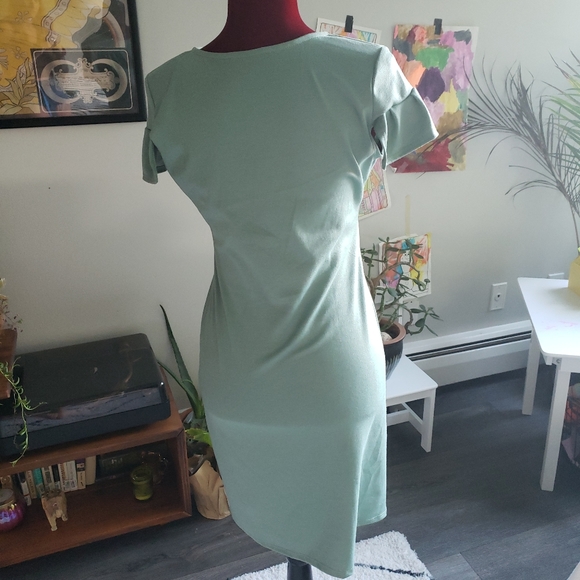 NeeSee's Dresses Boutique Mint Green Ruffle Midi S - Picture 5 of 6